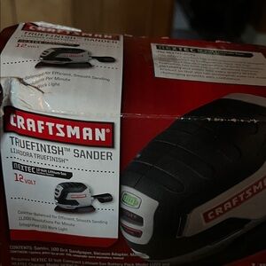 Craftsman TrueFinish Sander - Black and Red